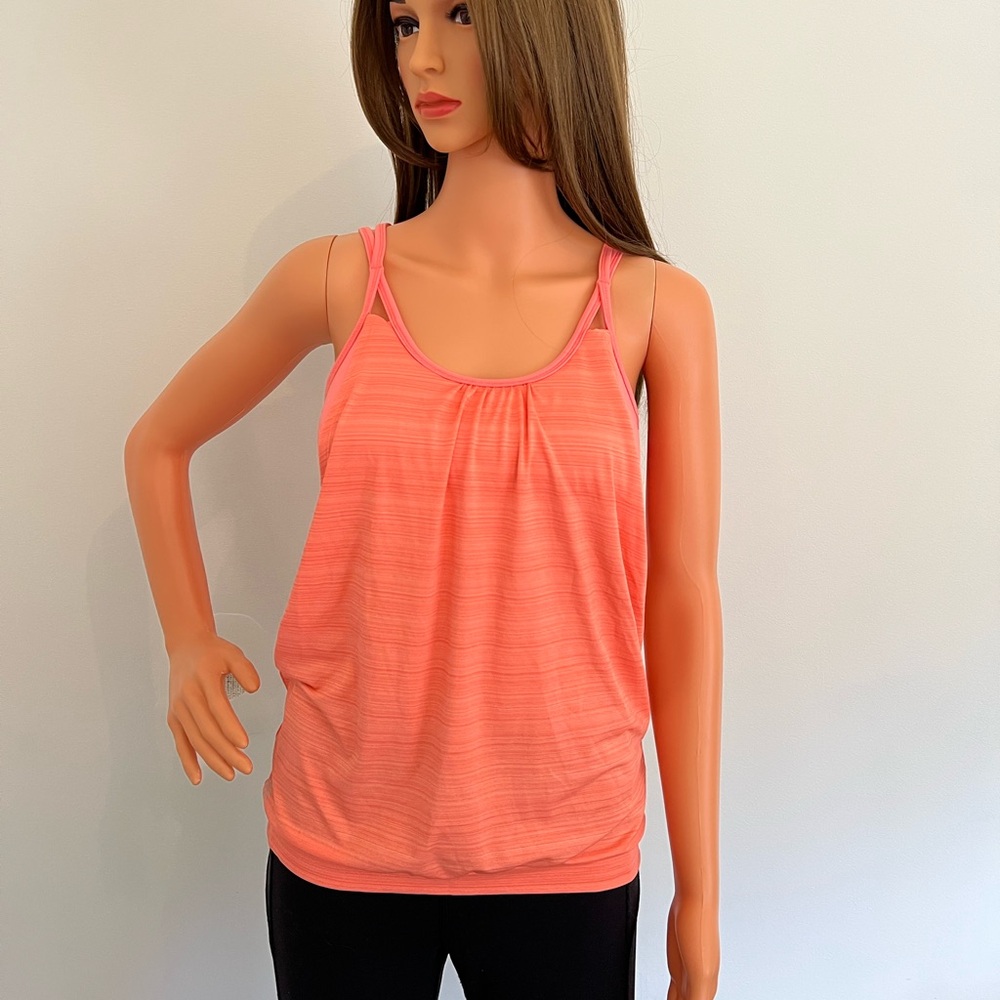 Athleta Strappy Orange Tank Top